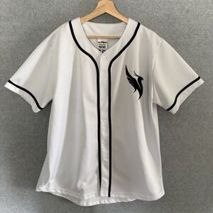Illenium Baseball White Rave Jersey Size XL Electric EDM Embroidered